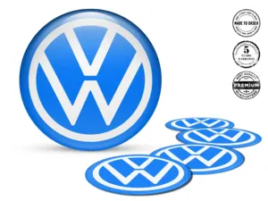 VW Rademblem Logo Individuelle Harzaufkleber